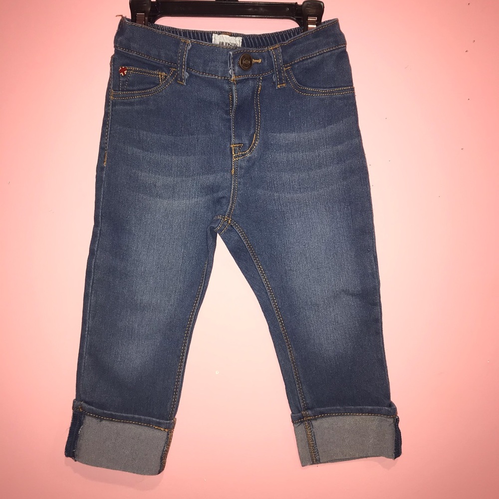 Hudson Jeans Girls Cuffed Jeans blue Size 4T